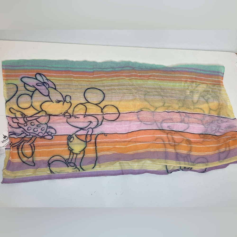 Disney Parks Mickey and Minnie Multi-color Bandana